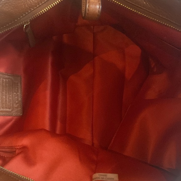 - Coach Brown Leather East West Madison Tote Bag - Picture 10 of 10